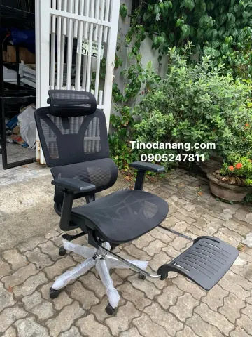 Ghế xoay làm việc văn phòng có gác chân tiện lợi