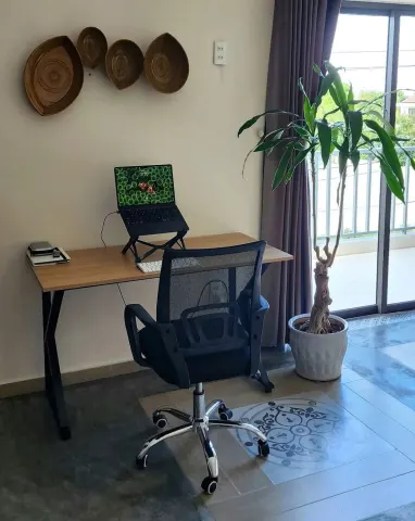 Góc làm việc hiện đại tại căn hộ của khách hàng