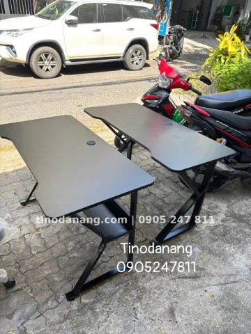 Bàn k cong, kệ dưới 2