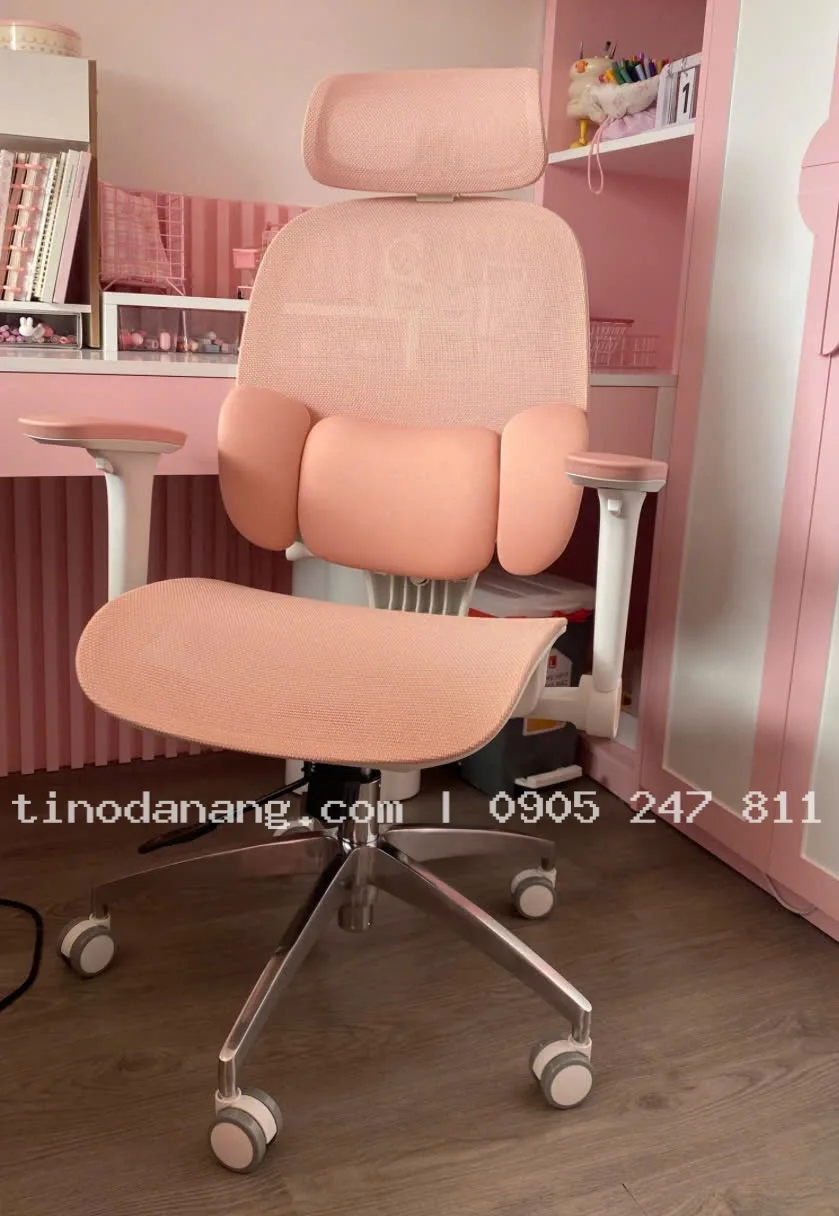 Ghế Công Thái Học Manson Atum Lưng Lưới Tựa Đầu 6D - Nội thất Tino Đà Nẵng