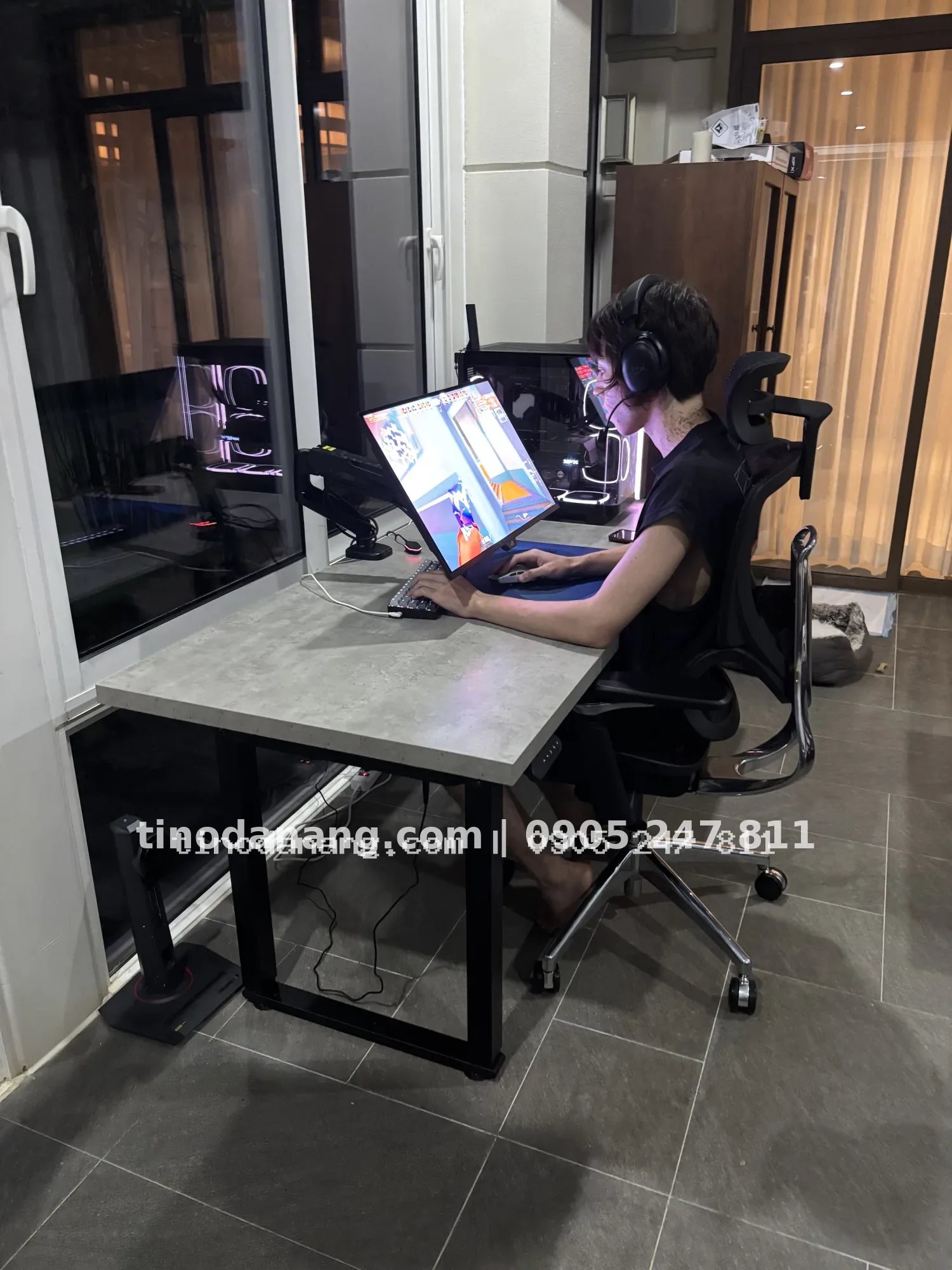 Bàn nâng hạ chân u - Nội thất Tino Đà Nẵng