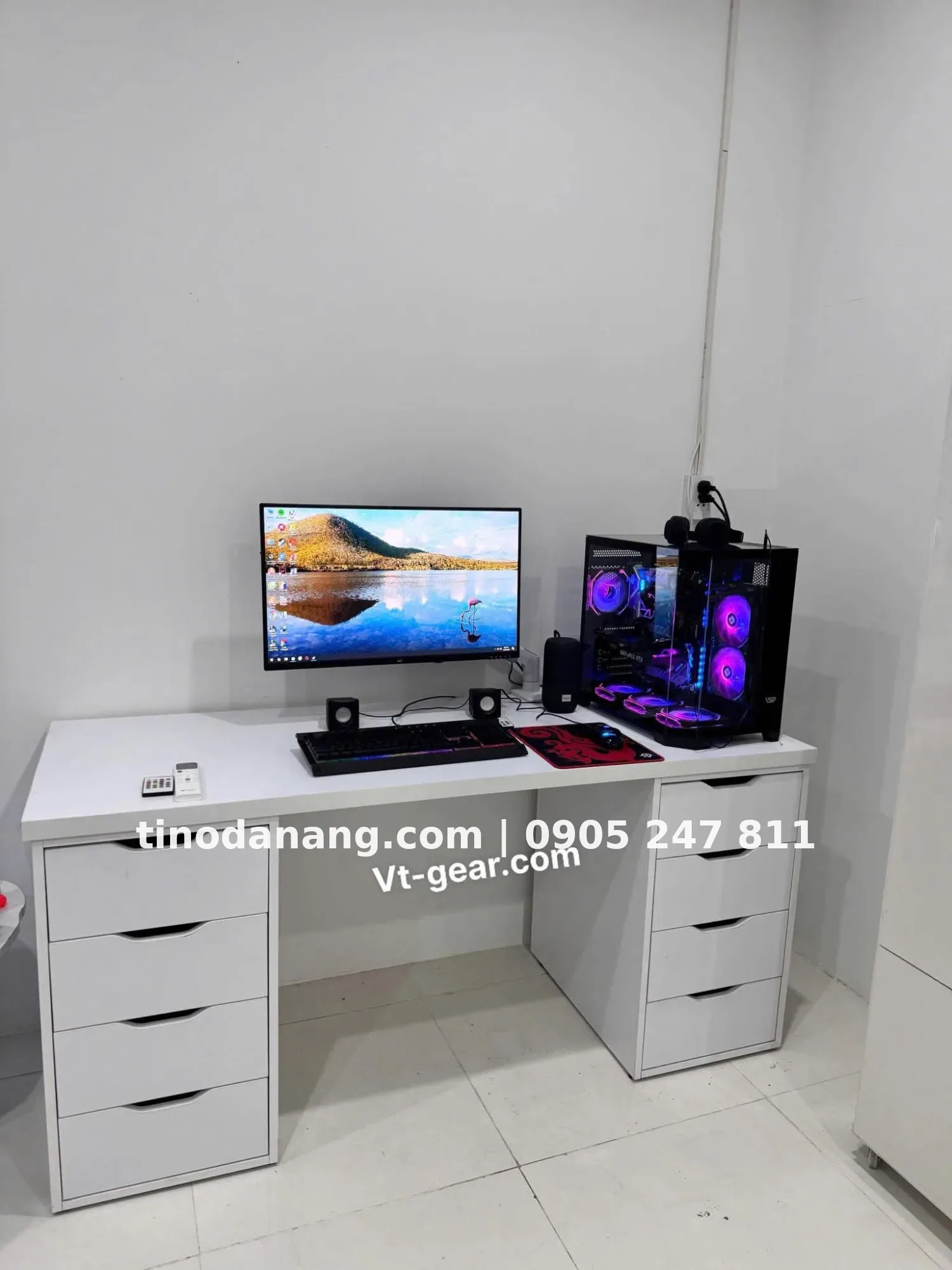 Ảnh 2 của Bàn làm việc Ikea Đà Nẵng , Bàn nhiều hộc tủ đựng đồ