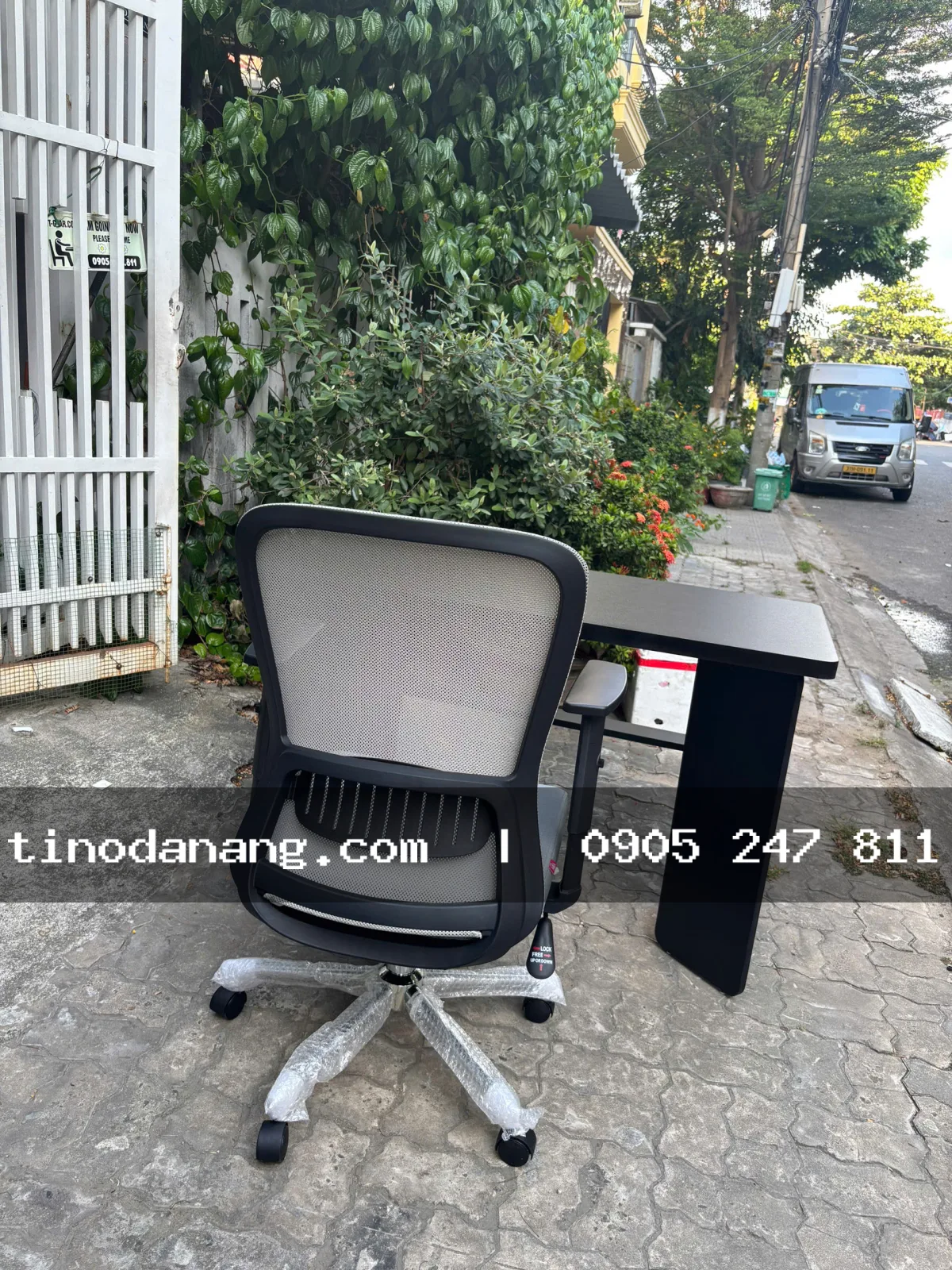Ảnh 5 của Ghế Xoay Văn Phòng Lưng Lưới Hỗ Trợ Cột Sống