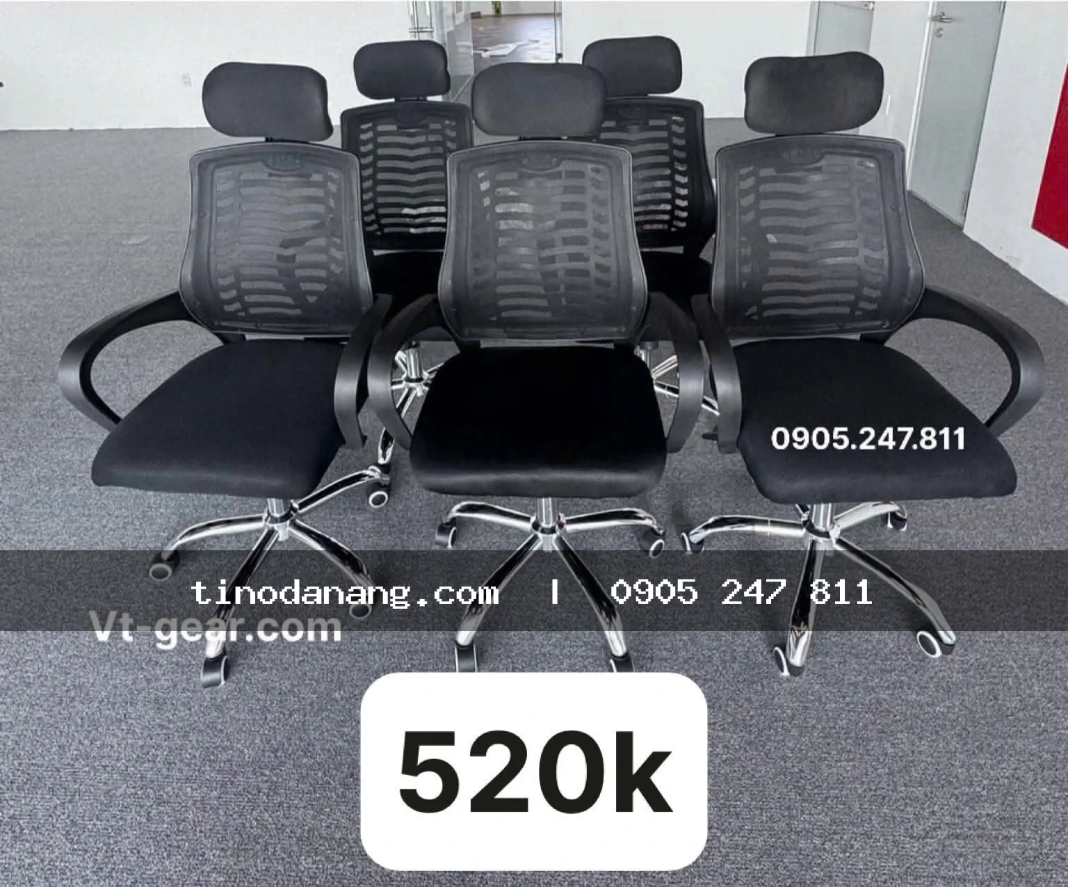 Ảnh 4 của Ghế xoay tựa đầu - Ghế xoay văn phòng làm việc