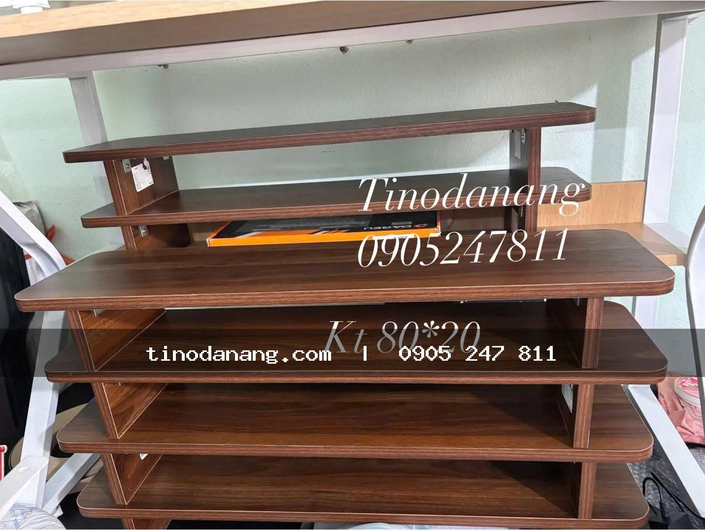 Ảnh 2 của Kệ để màn hình máy tính gỗ MDF chống ẩm dày 17 li