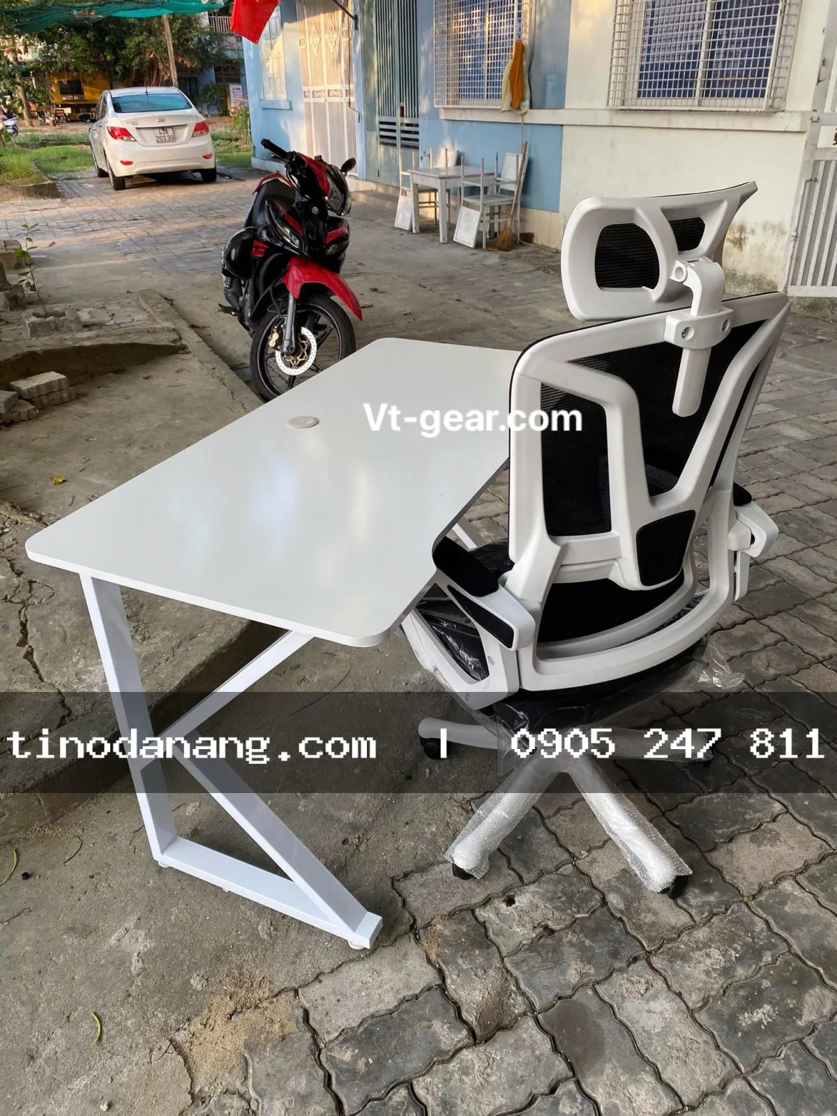Ảnh 2 của Bàn Chữ K Gaming Mặt Vát Cong Hiện Đại