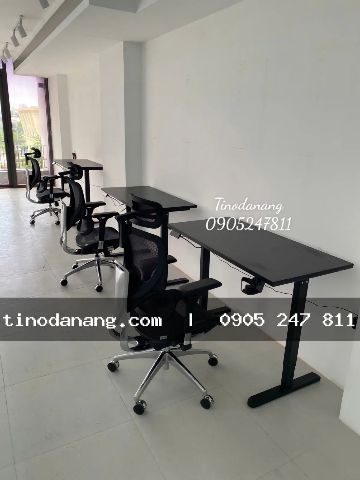Ảnh 2 của Bàn nâng hạ làm việc thông minh chỉnh chiều cao điện