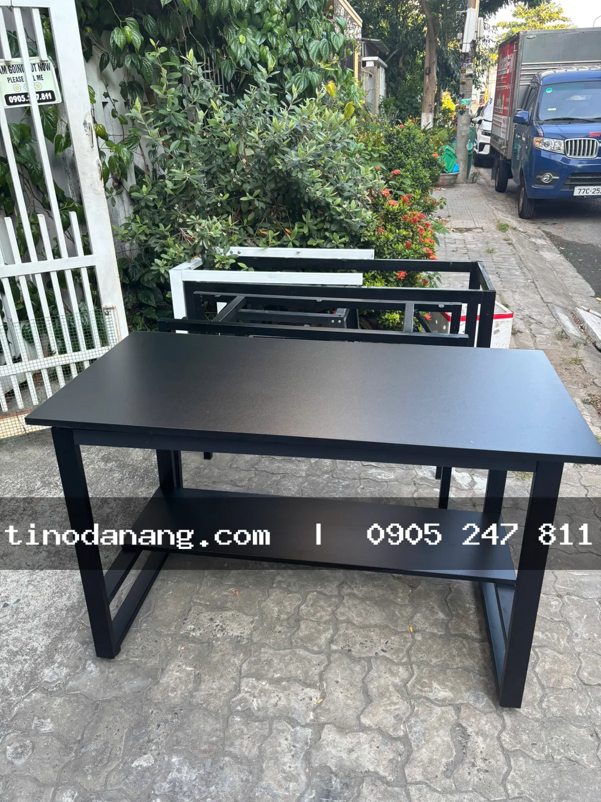 Ảnh 3 của Bàn làm việc chân chữ U có kệ